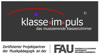 Die Sperberschule ist zertifizierter Projektpartner der Musikpädagogik an der Universität Erlangen-Nürnberg.